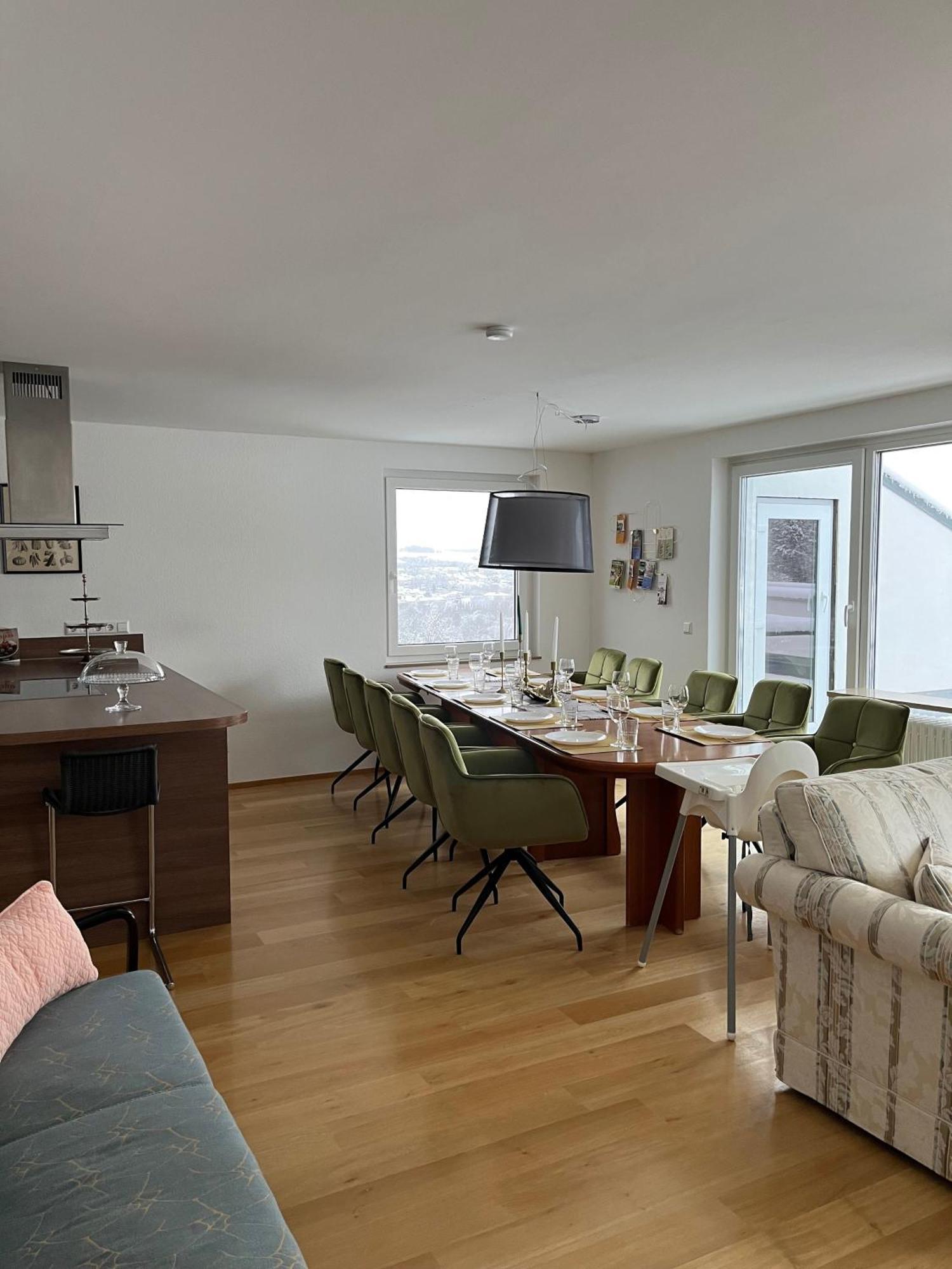 Апартаменты Penthouse Perfekt Fuer Teams, Familien Und Gruppen Бад-Мергентхайм Экстерьер фото